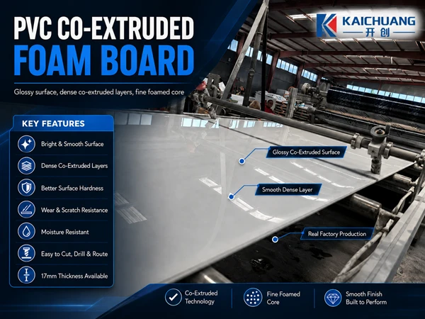 PVC CO-EXTRUDED FOAM BOARD