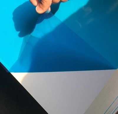 With protection film pvc foam board
