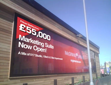 PVC signage board for printed signs