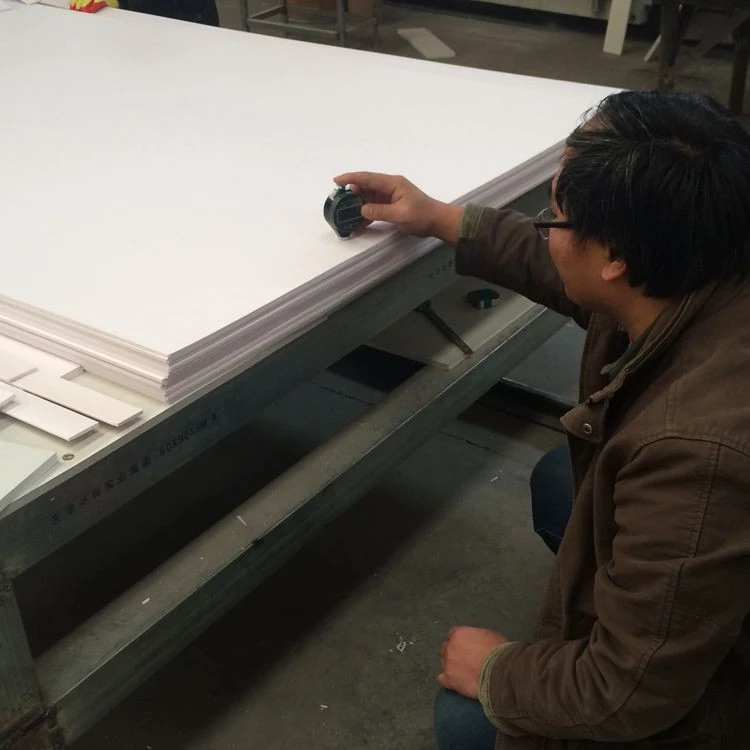 PVC foam board inspection and quality control