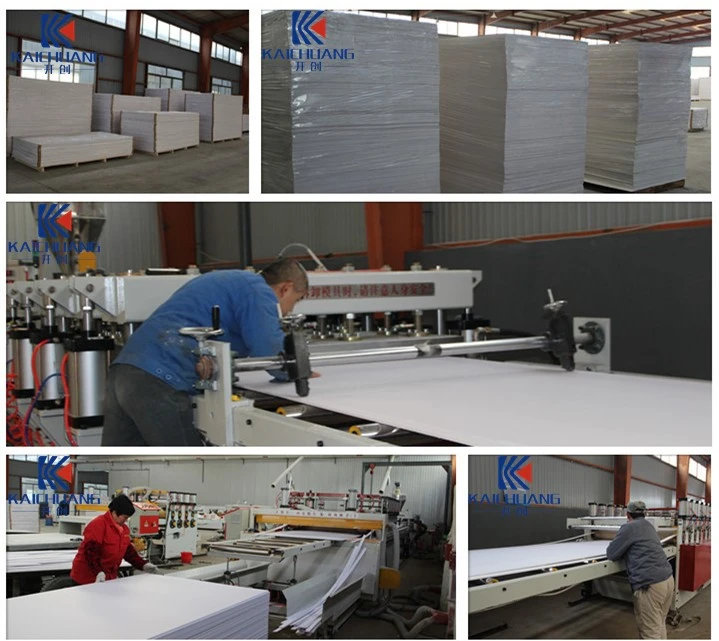 PVC foam board factory workshop for cabinet board production PVC foam board factory workshop for cabinet board production