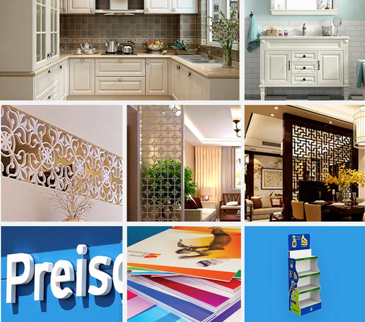PVC co-extruded cabinet board for furniture shelves and panels PVC co-extruded cabinet board for furniture shelves and panels