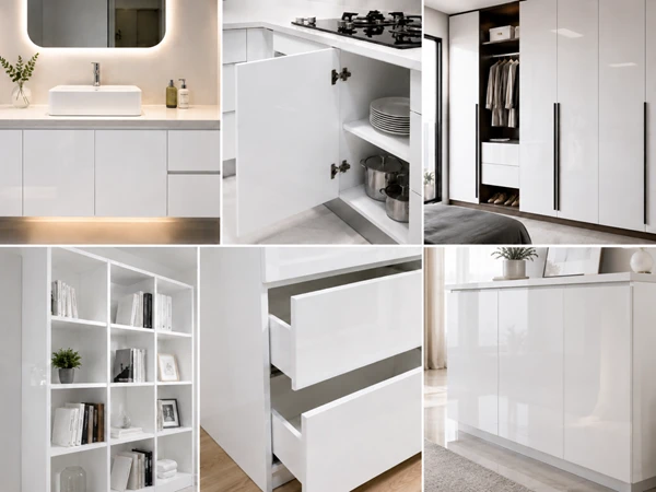  PVC co-extruded foam board used for cabinets or furniture panels